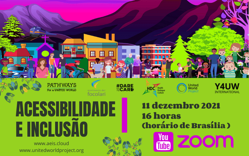 Acessibilidade e Inclusão 11 dezembro 2021 16 horas (horário de Brasília – UTC 19) | Webinar